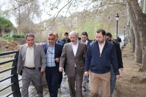 تصویر بازدید نماینده کرج از مراحل ساخت تصفیه خانه آب کرج