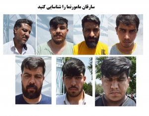 تصویر چهره سارقان مأمورنما را شناسایی کنید