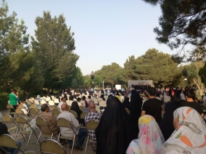 تصویر استقبال بی نظیر از جشن بزرگ عید غدیر در محوطه کاخ مروارید