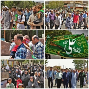 تصویر جشن با شکوه و پر شور ونشاط ویژه عید سعید غدیرخم در اشتهارد برگزار شد