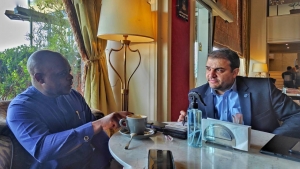 تصویر دیدار مدیر عامل فرودگاه پیام با دبیرکل سازمان همکاری اقتصادی هشت کشور در حال توسعه
