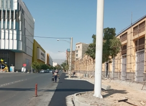 تصویر عملیات تعریض و بهسازی خیابان شهید کریمی رزکان نو به اتمام رسید