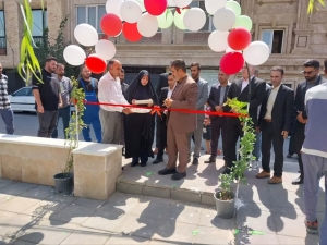 تصویر افتتاح پارک هنرمندان روستای گلستانک بخش مرکزی کرج با حضور دکتر رمضانی