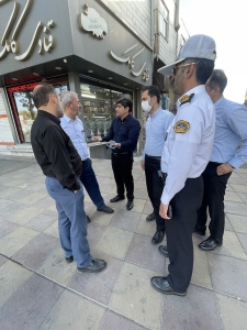تصویر شهردار کرج از سه راه پست خانه‌ی حصارک بازدید کرد