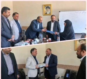تصویر آیین تکریم و معارفه مدیر مرکز مشاوره روانشناختی رازی استان البرز برگزار شد