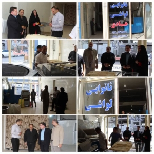 تصویر راه اندازی یک واحد نانوایی در شهرک صنعتی اشتهارد