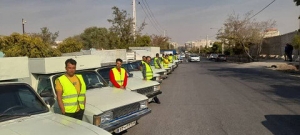 تصویر پایش تفکیک زباله از مبدا در مناطق ۹ و ۵ شهردای کرج