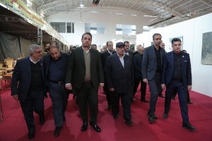 تصویر بازدید رئیس اتاق بازرگانی البرز از نخستین رویداد صنعت مبلمان