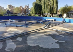 تصویر آب‌نمای پارک شهروند بازسازی و راه‌اندازی شد