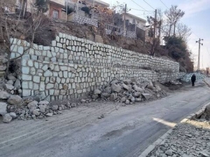تصویر معابر خط ۳ حصار مقاوم‌سازی شد