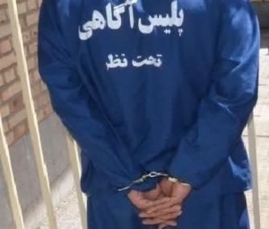 تصویر دستگیری سارق دوچرخه در "نظرآباد"
