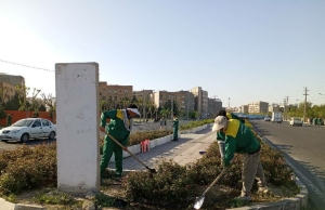 تصویر طرح جهادی فضای سبز در فردیس آغاز شد