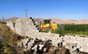 تصویر ۱۰ هکتار زمین کشاورزی در ساوجبلاغ آزادسازی شد
