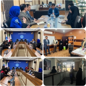 تصویر دیدار نمایندگان کمیساریای عالی سازمان ملل متحد با مدیر کل امور اتباع و مهاجرین خارجی استانداری البرز