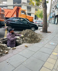 تصویر آغاز پروژه نورپردازی و تامین روشنایی بلوار شهدا