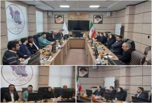تصویر سومین نشست پایش نهایی خوشه آرایشی ،بهداشتی و صنایع شوینده استان البرز