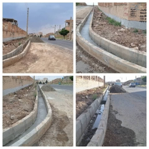 تصویر عملیان احداث، اصلاح و بهسازی انهار سطح شهر مهستان با تداوم و جدیت بیشتر انجام می شود