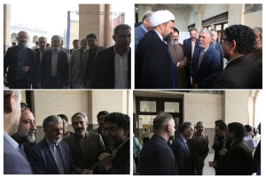 تصویر بازدید وزیر فرهنگ و ارشاد اسلامی از سرای فرهنگی استان‌ها در روز البرز و تقدیر از هنرمندان البرزی