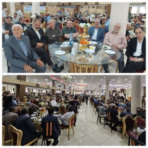 تصویر بازنشستگان فرهیخته شهرستان نظرآبا د تجلیل شدند