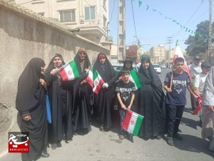 تصویر حضور با شکوه مردم شهرستان فردیس در جمعه نصر و خشم