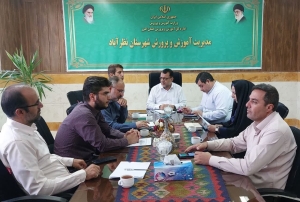 تصویر جلسه هماهنگی ستاد ثبت نام مدارس هیئت امنایی شهرستان نظرآباد برگزار شد