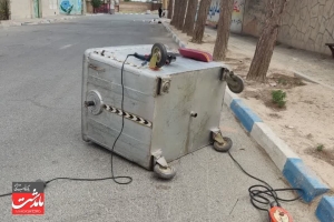 تصویر تعمیر و بازسازی سطل‌های زباله سطح شهر  ماهدشت