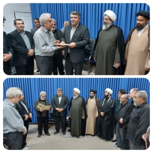 تصویر تقدیر امام جمعه ساوجبلاغ از رسانه ها