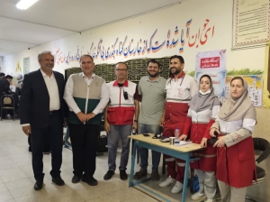 تصویر برگزاری میز خدمت سلامت رایگان با استقبال گسترده شهروندان در کوهسار