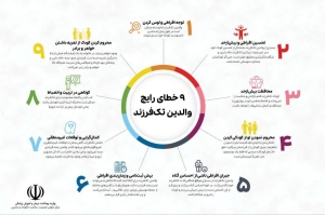 تصویر ۹ خطای رایج والدین تک فرزند(اینفوگرافیک)
