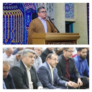 تصویر تلاوت استاد مهدی فلاح نژاد،قاری صدا و سیما،مصلی نماز جمعه شهر مهستان-البرز