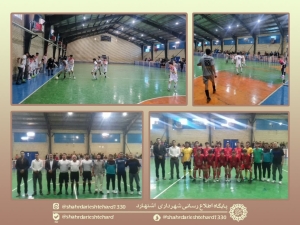 تصویر برگزاری مسابقات لیگ پایه‌ برتر البرز در سالن شهداء اشتهارد