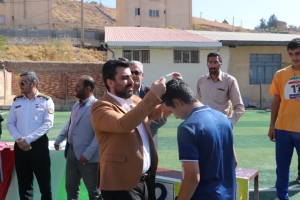 تصویر برگزاری مسابقه دومیدانی دانش آموزی در شهرستان طالقان
