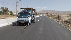 تصویر بیش از ۴۲هزار متر خط کشی در معابر کرج انجام شد