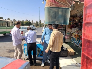 تصویر ساماندهی دکه‌ها و آزادسازی معابر در هشتگرد با هدف ارتقای نظم شهری