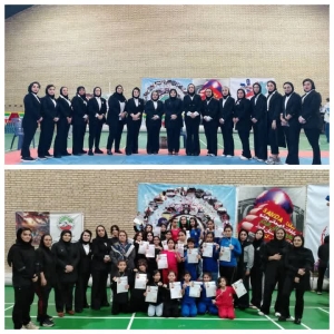 تصویر ووشوکاران بانوان ساوجبلاغ مدالهای رنگارنگ استانی را درو کردند