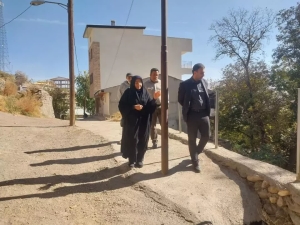 تصویر بازدید شهردار و نایب‌ رئیس شورای اسلامی شهر طالقان از پروژه‌های عمرانی