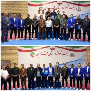 تصویر قهرمانی آکادمی پیشگامان البرز شهرستان فردیس در لیگ قهرمانان نوجوانان قزوین