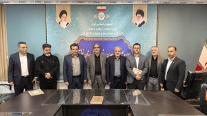 تصویر دیدار مسئولان صمت البرز با اعضای اتاق اصناف و رؤسای اتحادیه‌های صنفی نظرآباد