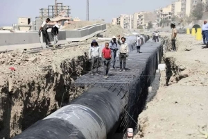 تصویر بهره‌برداری از طرح انتقال آب زیاران به کرج