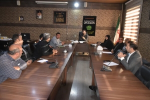 تصویر برگزاری جلسه کمیسیون خدمات شهری شورای اسلامی شهر گلسار