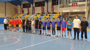 تصویر برگزاری سومین روز مسابقات فوتسال المپیاد ورزشی دانش‌آموزی کمال‌شهر