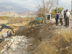 تصویر بازدید شهردار طالقان از پروژه‌های عمرانی