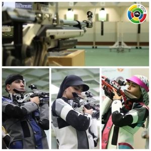 تصویر تداوم حضور سه تیرانداز البرزی در اردوهای تیم‌ ملی تفنگ