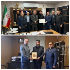 تصویر محمد عابدی سکاندار هیات فوتبال شهرستان ساوجبلاغ شد