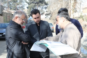 تصویر بازدید استاندار البرز از پروژه های عمرانی شهرداری گرمدره