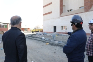 تصویر بیمارستان ۱۳۵ تختی کمالشهر به مراحل پایانی ساخت رسیده است