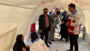 تصویر مانور ایمنی و زلزله در مدارس فردیس اجرا شد