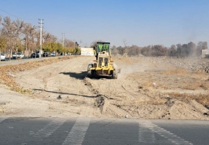 تصویر عملیات عمرانی ادامه بزرگراه یادگار امام(ره) آغاز شد
