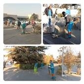 تصویر پاکسازی گسترده و ساماندهی محیط اطراف ایستگاههای مترو کرج
