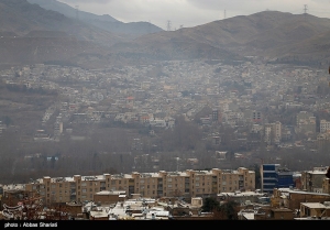 قفل ذرات آلاینده بر گلوی کرج